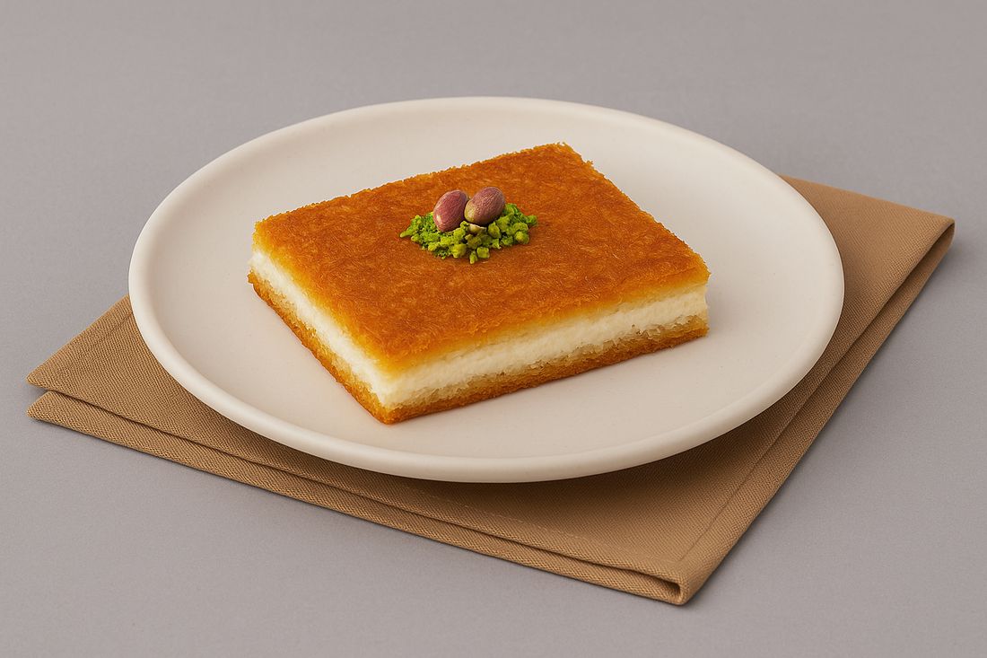 Kunafa naren with cream